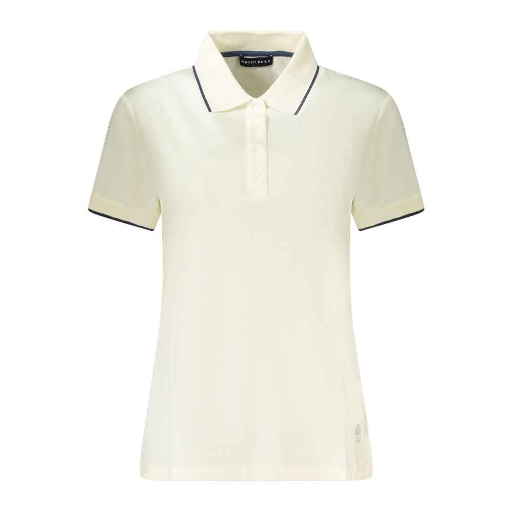 North Sails White Cotton Women Polo Shirt