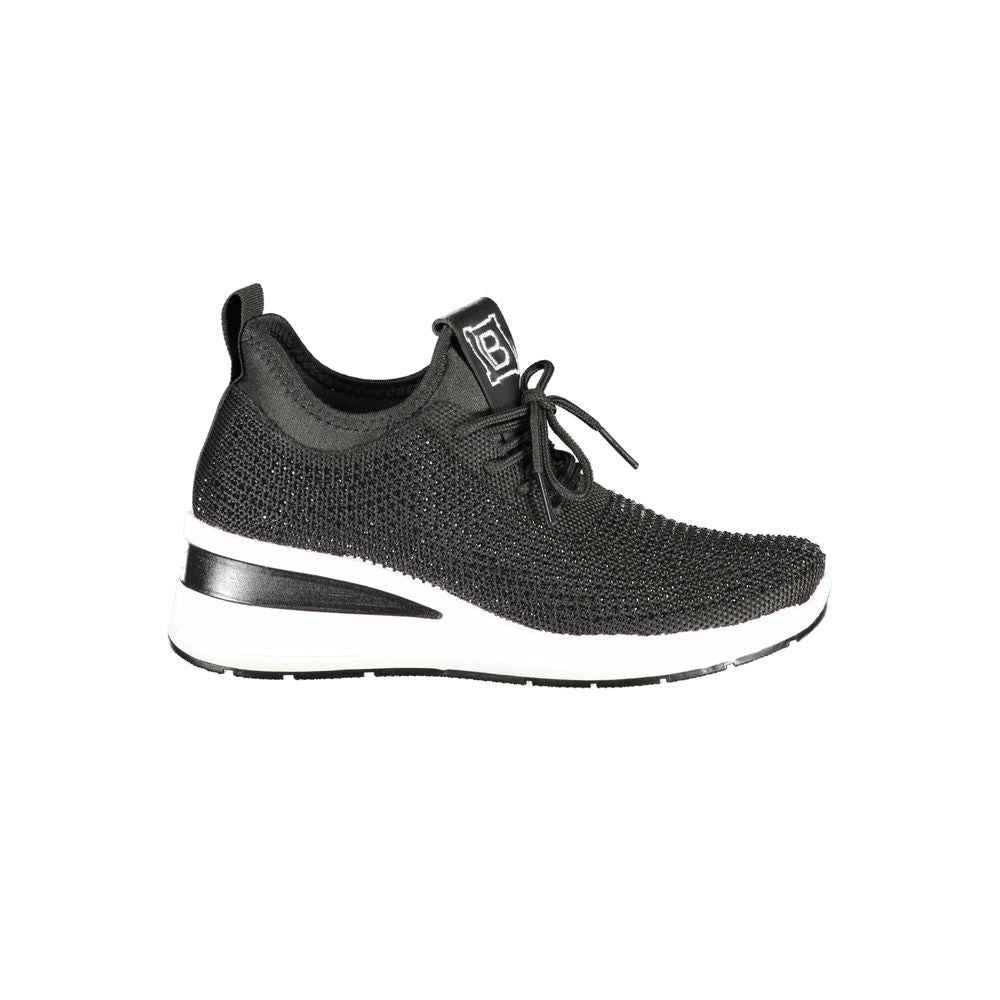 Laura Biagiotti Black Polyester Women Sneaker