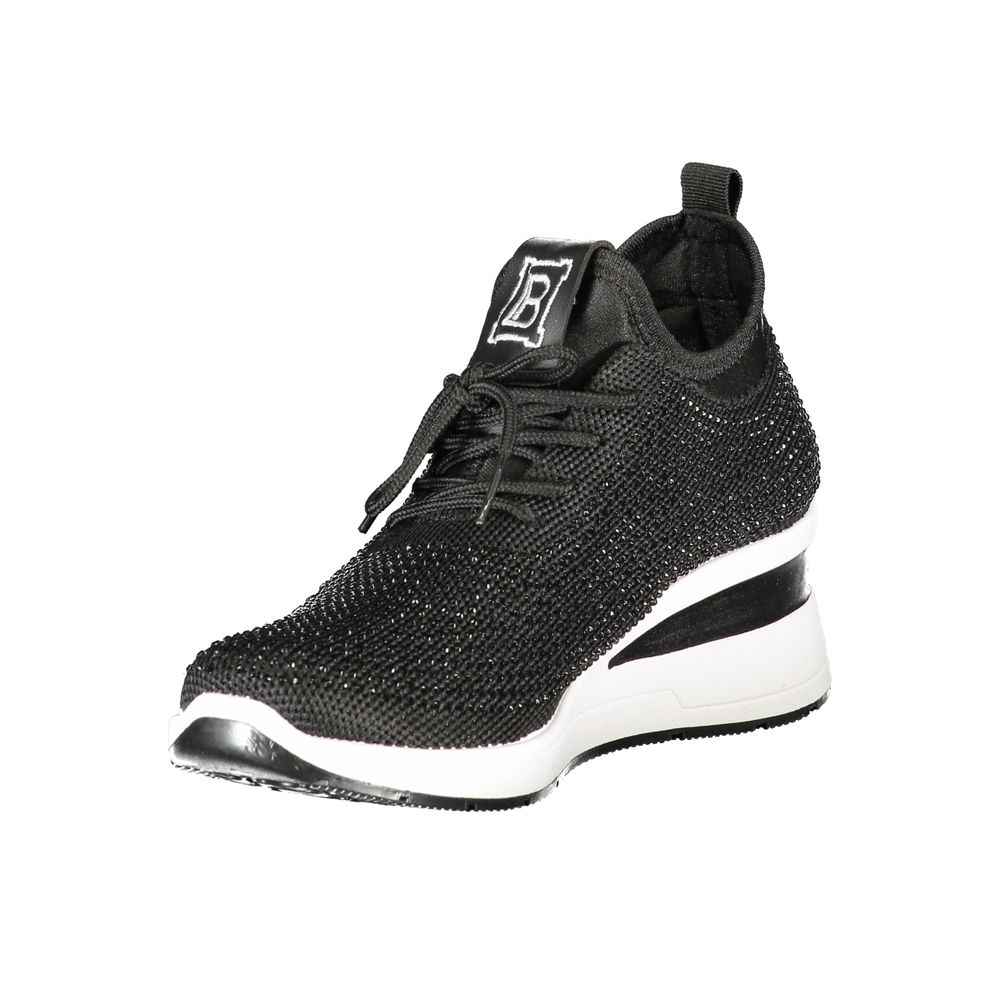 Laura Biagiotti Black Polyester Women Sneaker
