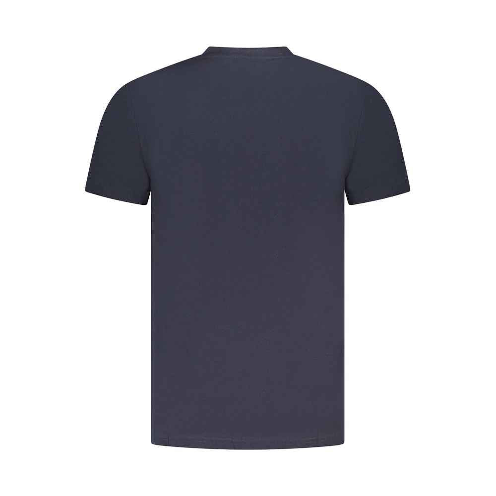 Cavalli Class Blue Cotton Men T-Shirt