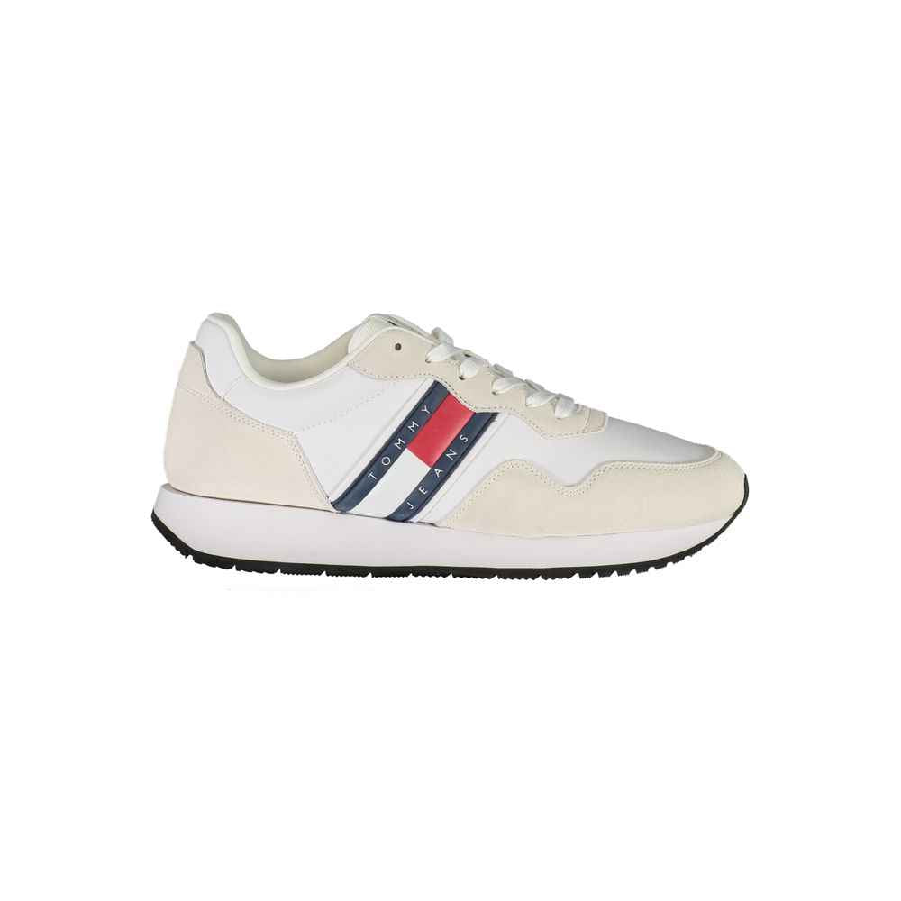 Tommy Hilfiger White Leather Men Sneaker