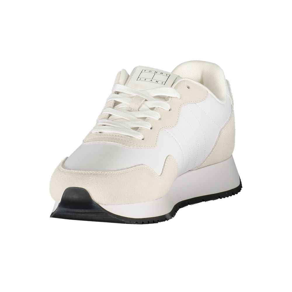 Tommy Hilfiger White Leather Men Sneaker