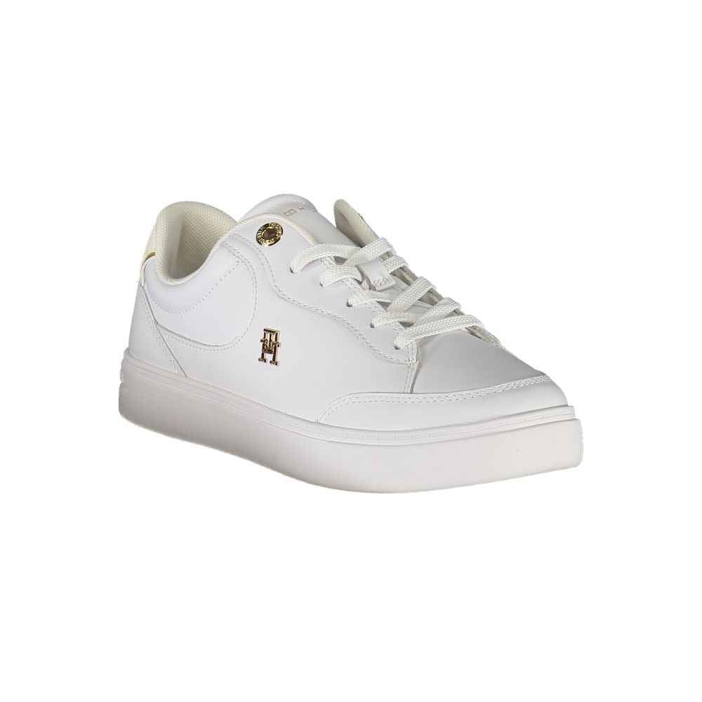 Tommy Hilfiger White Leather Women Sneaker