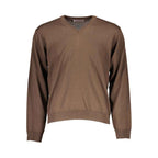 Romeo Gigli Brown Wool Men Sweater