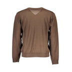 Romeo Gigli Brown Wool Men Sweater