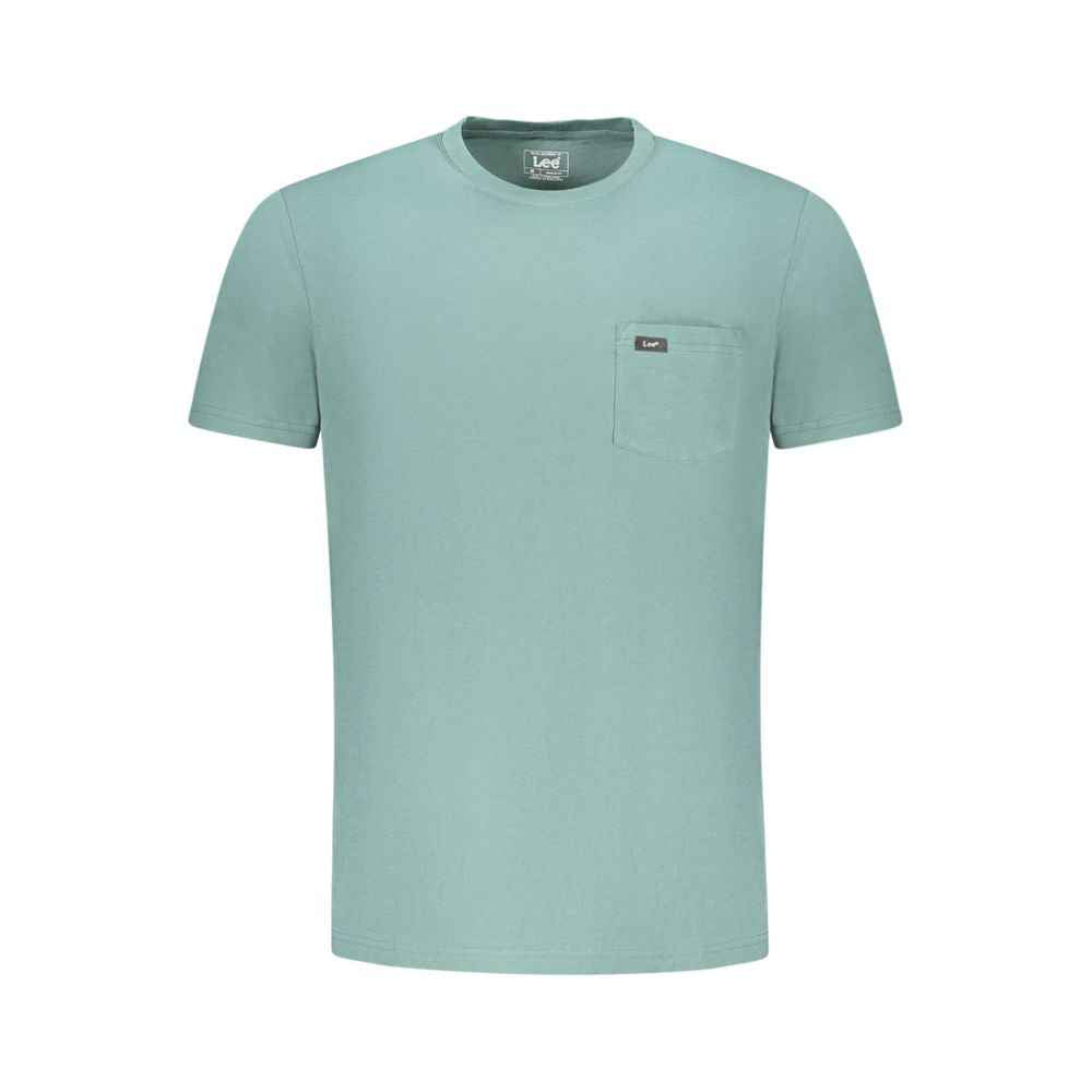 Lee Green Cotton Men T-Shirt