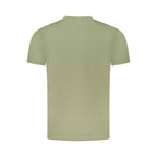 Cavalli Class Green Cotton Men T-Shirt