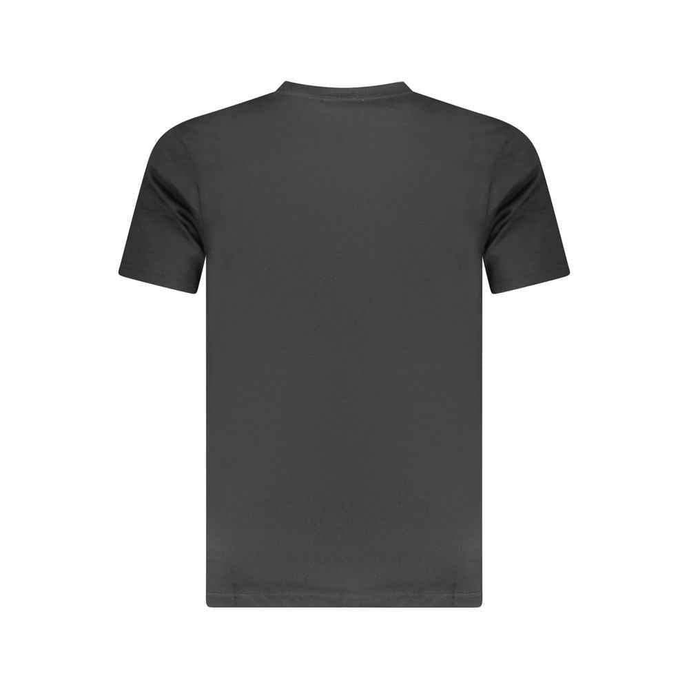 Cavalli Class Black Cotton Men T-Shirt