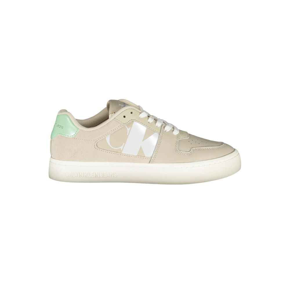 Calvin Klein Beige Polyurethane Women Sneaker