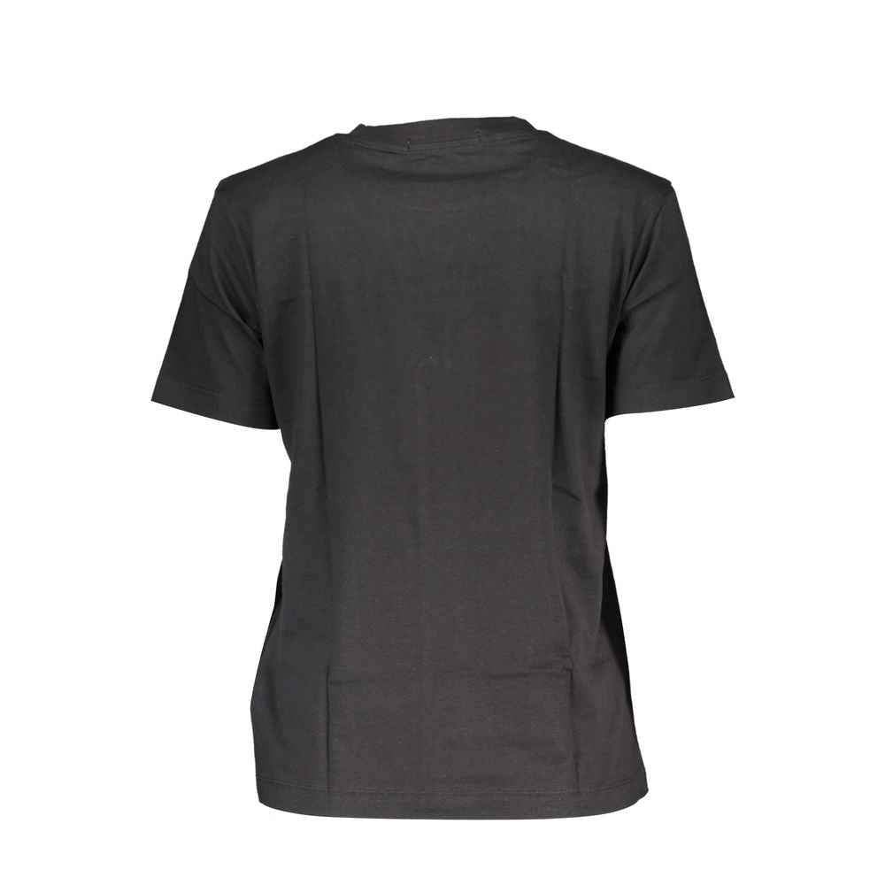 Calvin Klein Black Cotton Women T-Shirt