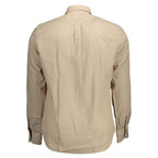 Harmont & Blaine Beige Cotton Men Shirt