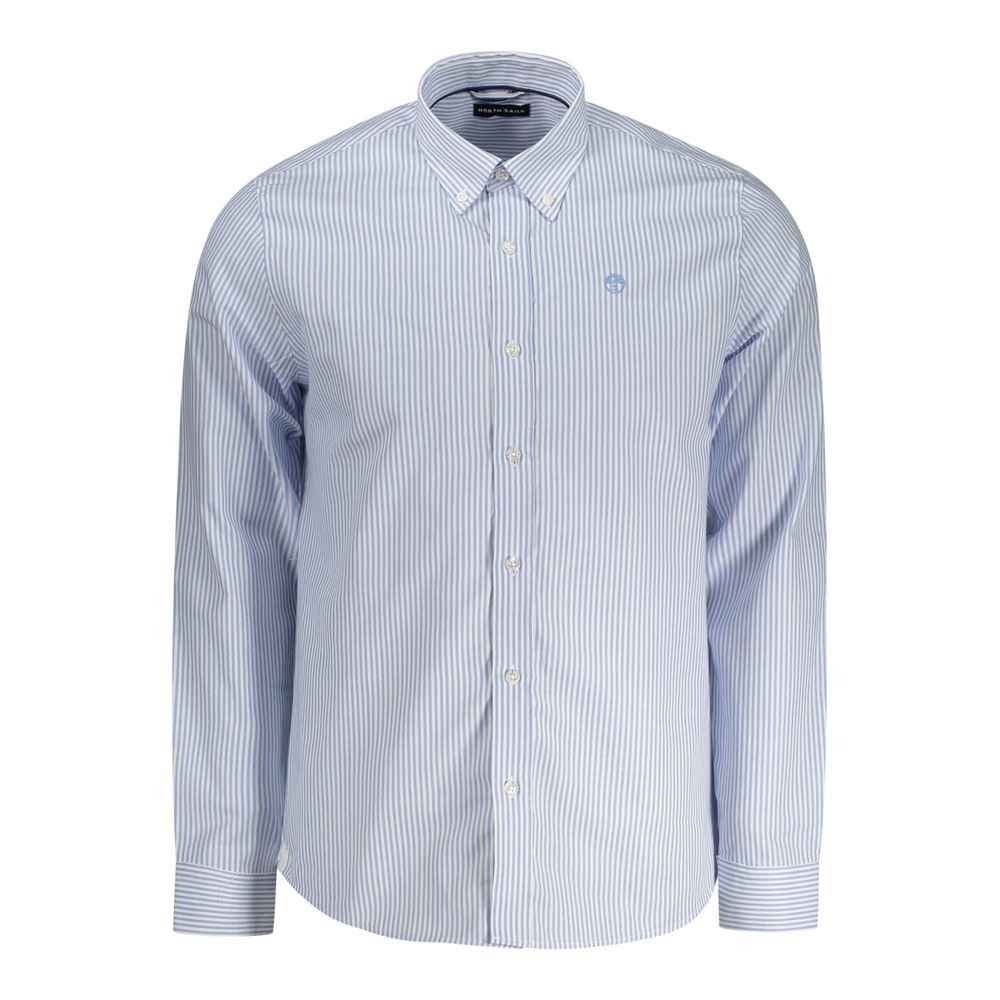 North Sails Light Blue Cotton Men Shirt