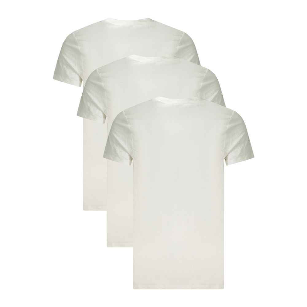 Calvin Klein White Cotton Men T-Shirt