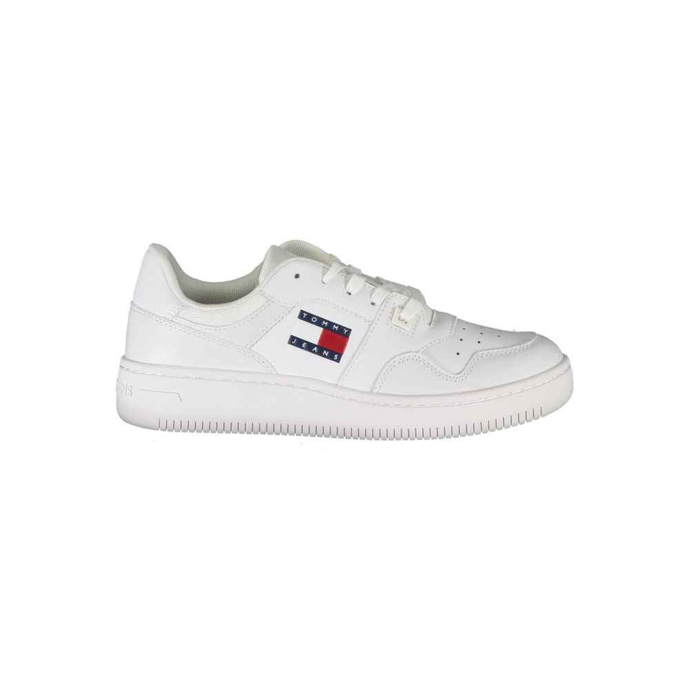 Tommy Hilfiger White Leather Women Sneaker
