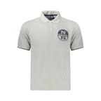 North Sails Brown Cotton Men Polo Shirt