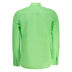 North Sails Green Cotton Men Shirt