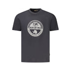 Napapijri Black Cotton Men T-Shirt