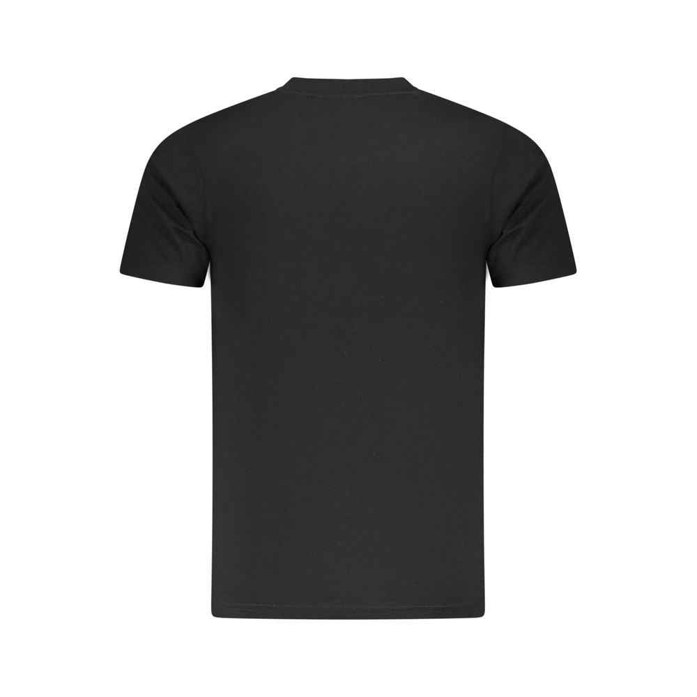 Cavalli Class Black Cotton Men T-Shirt