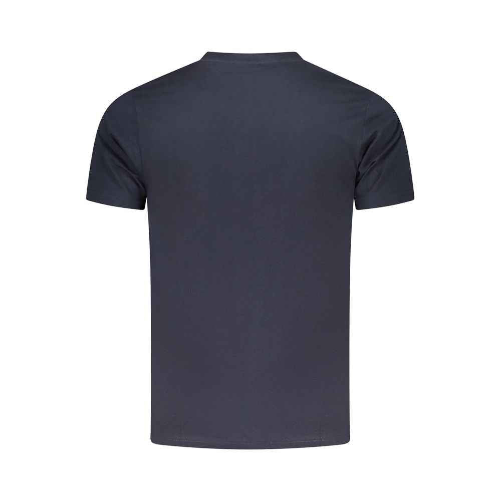 Cavalli Class Blue Cotton Men T-Shirt