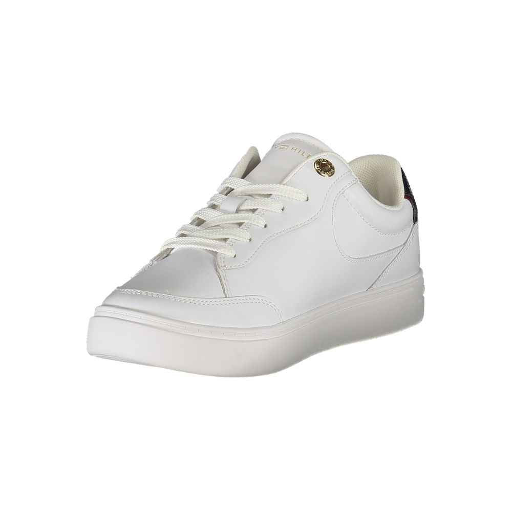 Tommy Hilfiger White Leather Women Sneaker