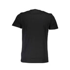 Cavalli Class Black Cotton Men T-Shirt
