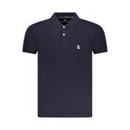 Marina Yachting Blue Cotton Men Polo Shirt