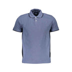 North Sails Blue Cotton Men Polo Shirt