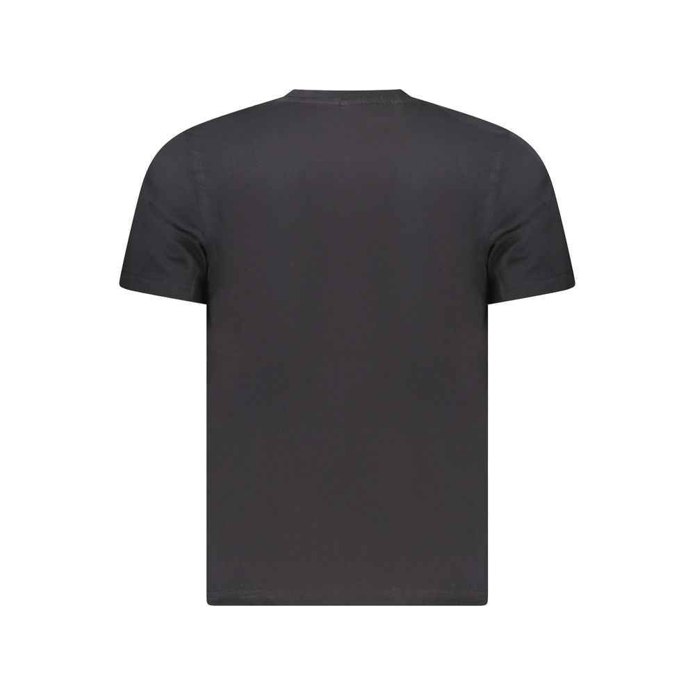 North Sails Black Cotton Men T-Shirt