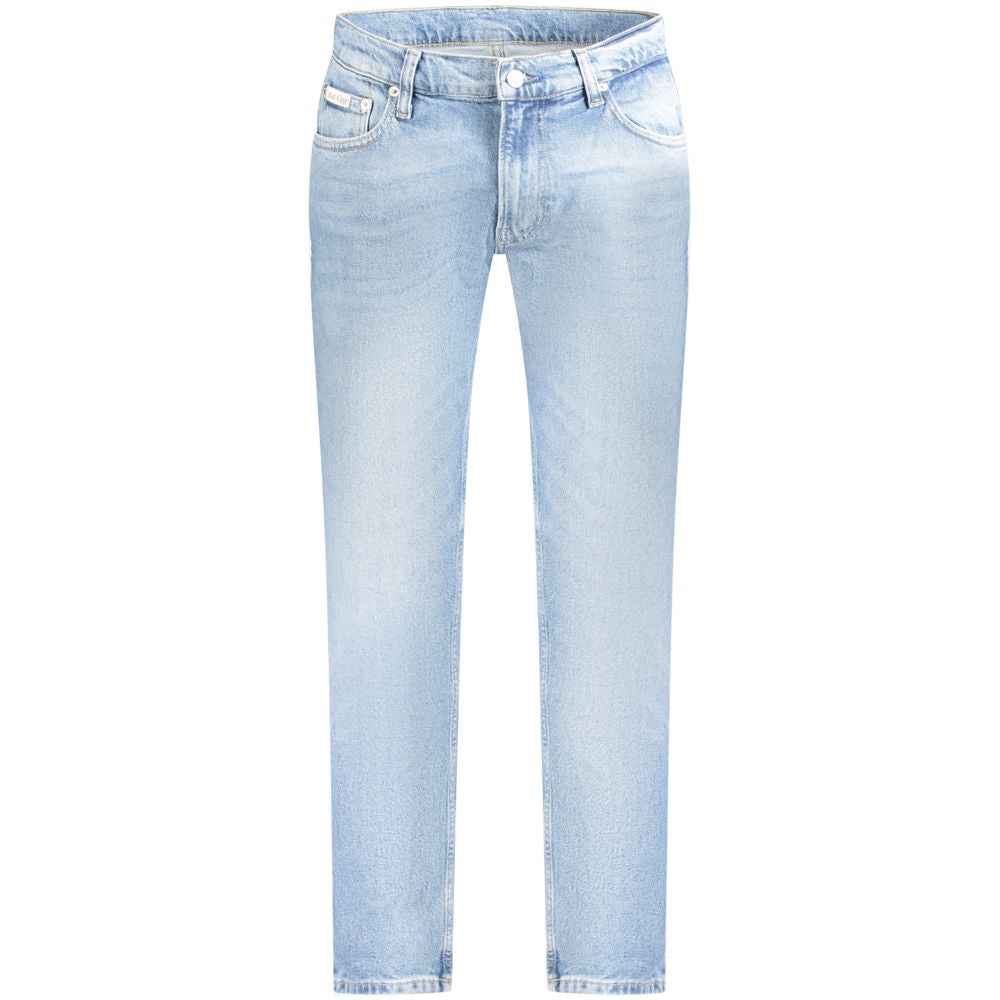 Calvin Klein Blue Cotton Men Jeans
