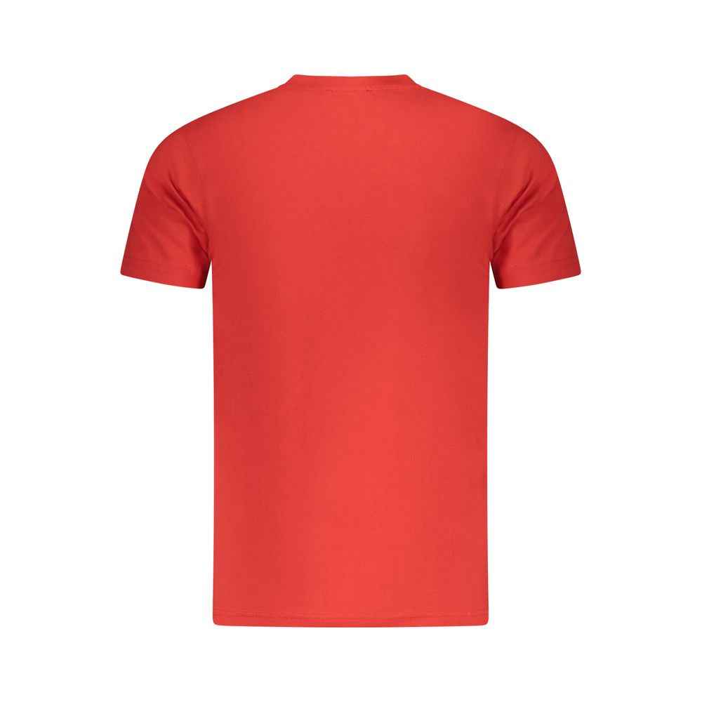 Cavalli Class Red Cotton Men T-Shirt