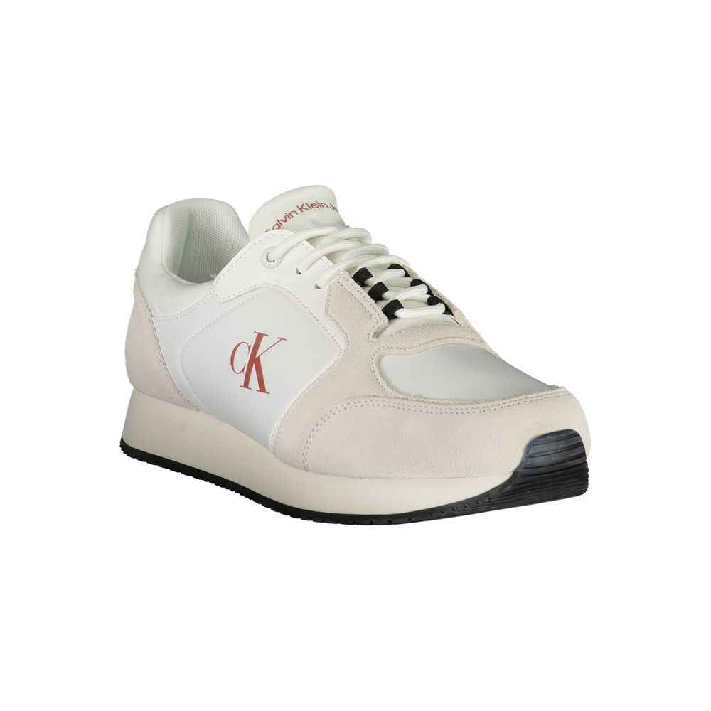 Calvin Klein White Leather Men Sneaker