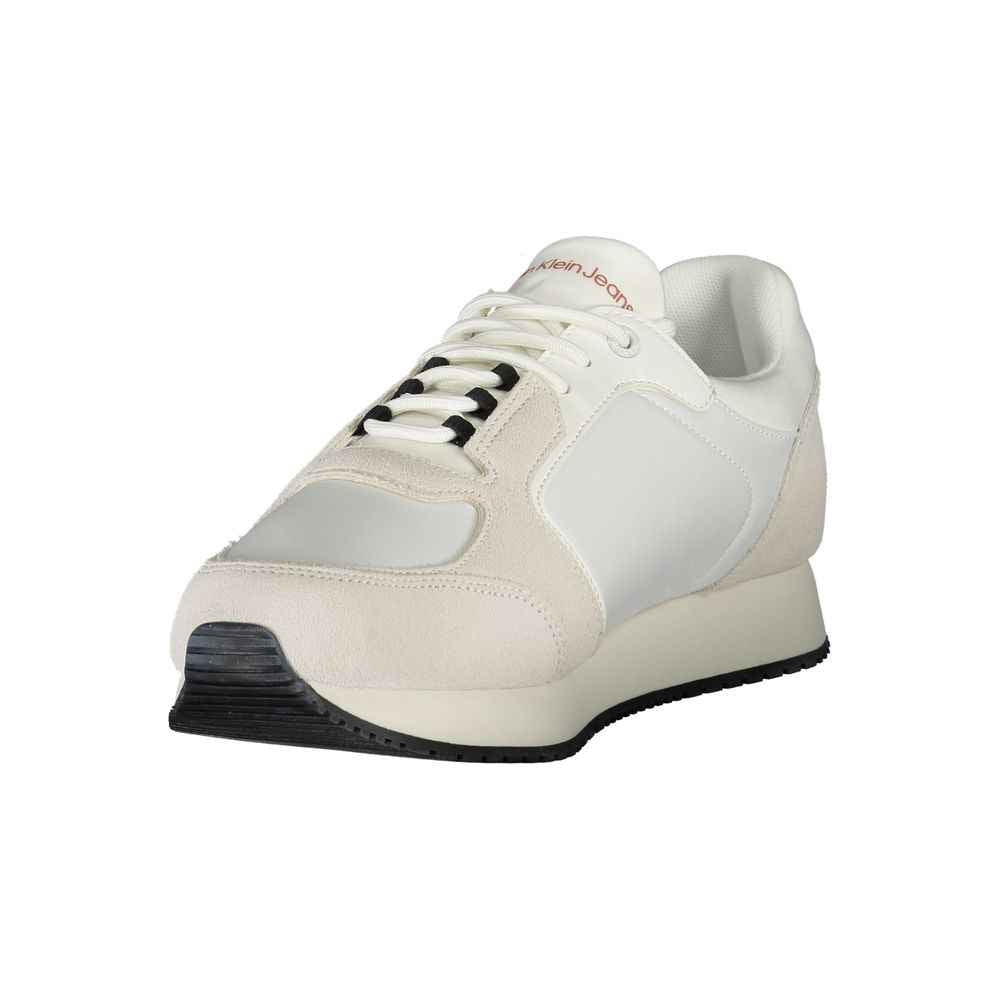 Calvin Klein White Leather Men Sneaker