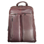 Piquadro Brown Leather Men Backpack
