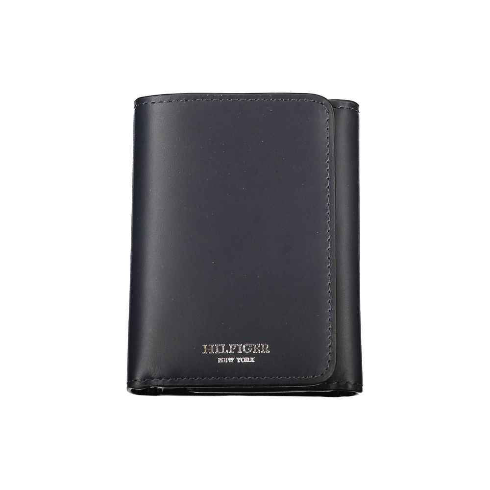 Tommy Hilfiger Blue Leather Men Wallet