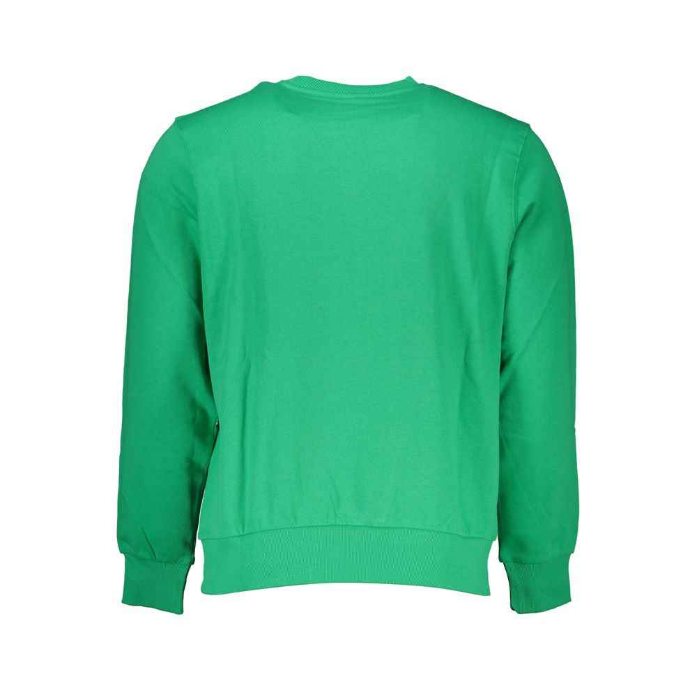 North Sails Green Cotton Men Sweater
