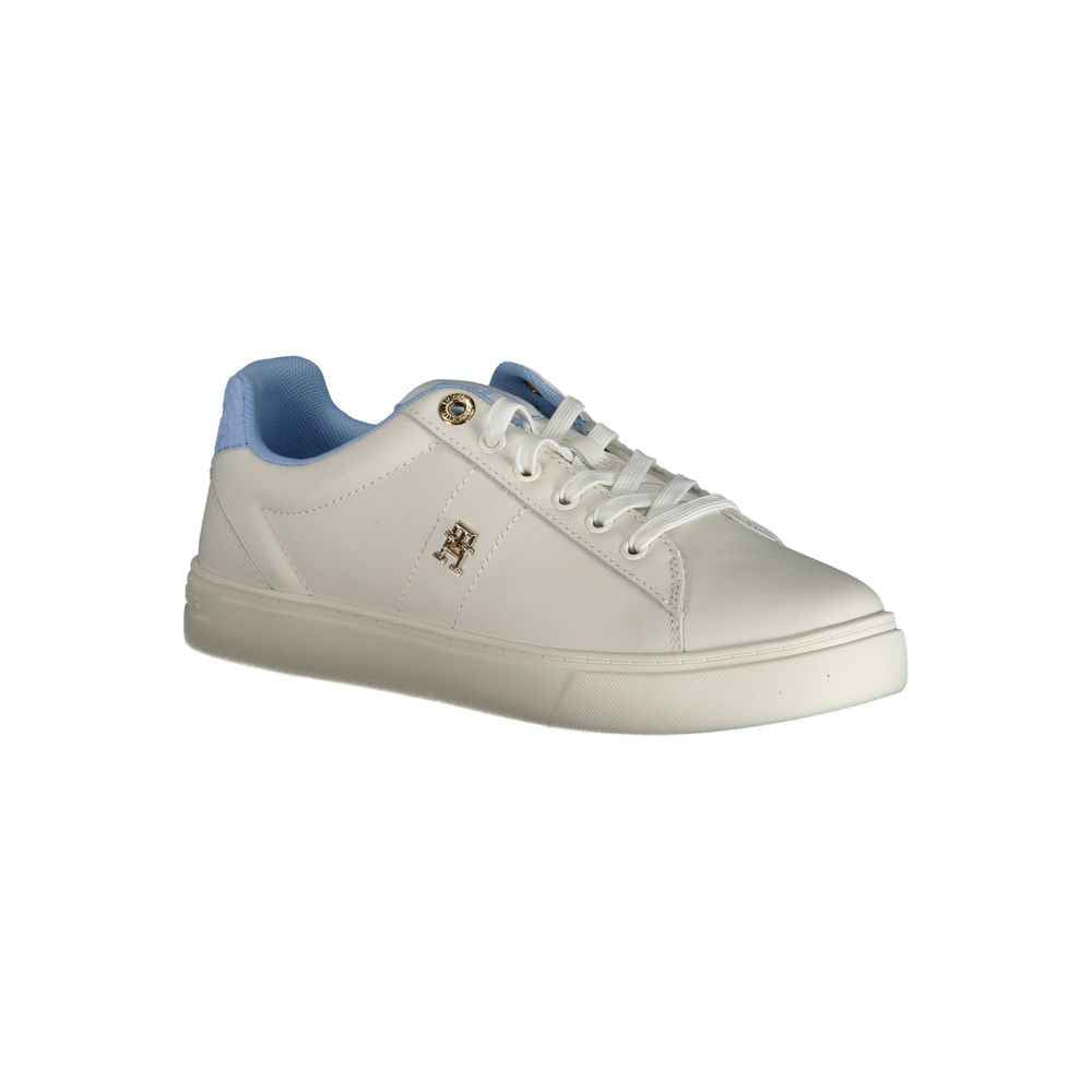 Tommy Hilfiger Light Blue Leather Women Sneaker