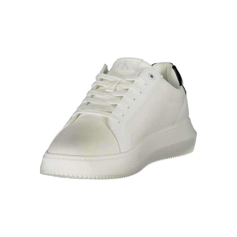 Calvin Klein White Leather Men Sneaker