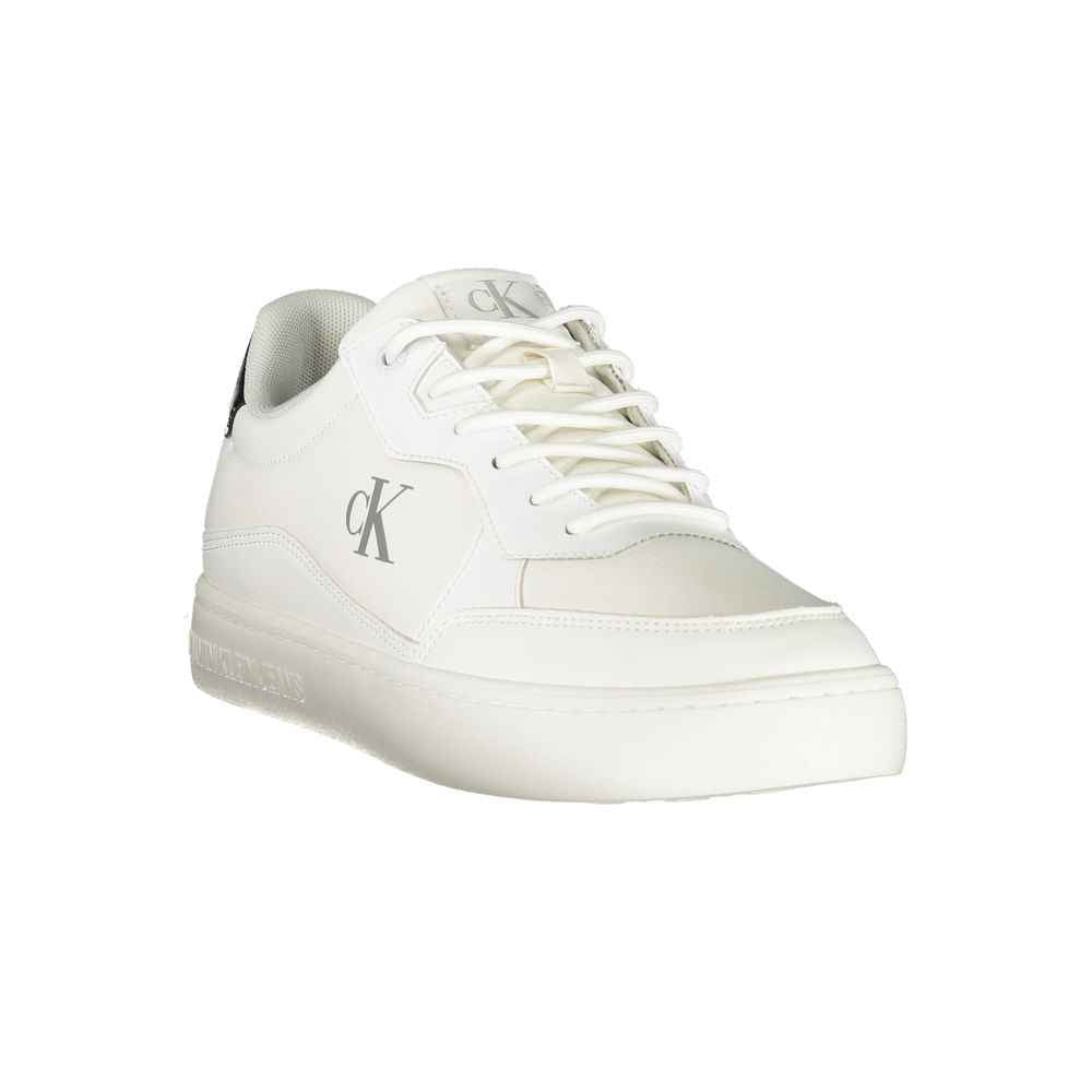 Calvin Klein White Polyester Men Sneaker