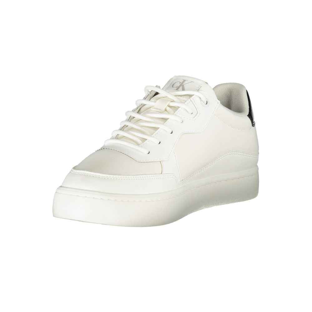 Calvin Klein White Polyester Men Sneaker