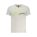 Tommy Hilfiger White Cotton Men T-Shirt
