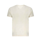 Tommy Hilfiger Beige Cotton Men T-Shirt