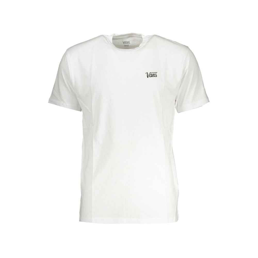 Vans White Cotton Men T-Shirt
