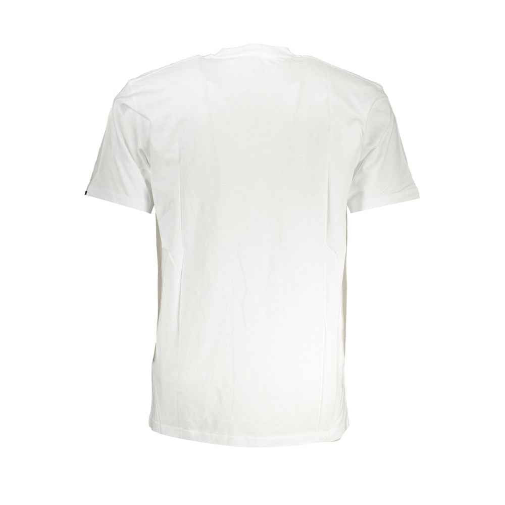 Vans White Cotton Men T-Shirt
