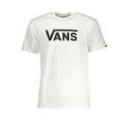 Vans White Cotton Men T-Shirt