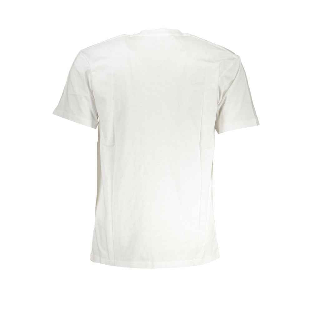 Vans White Cotton Men T-Shirt