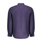 North Sails Blue Linen Men Shirt