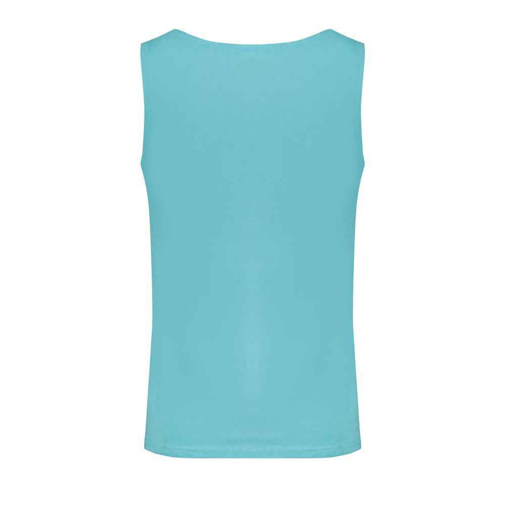 Norway 1963 Blue Cotton Men's Tank Top