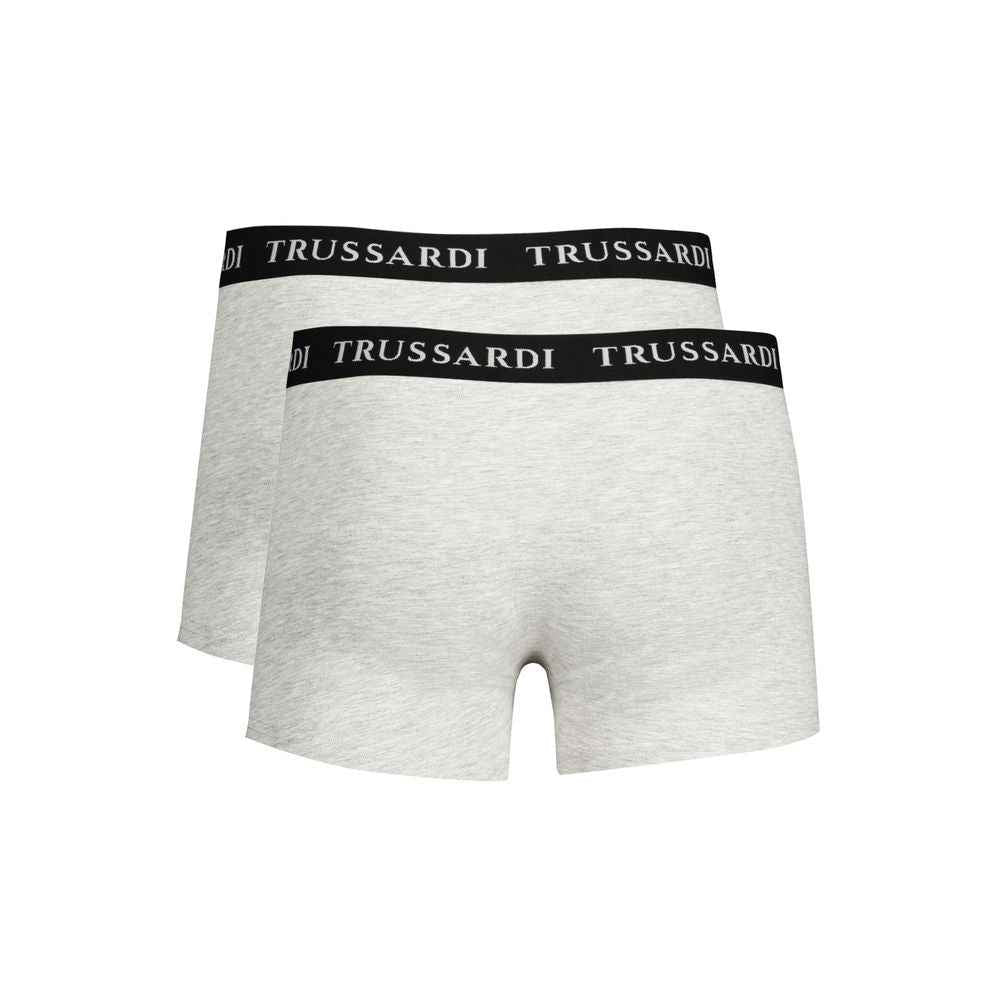 Trussardi Brown Cotton Men Boxer Underwear