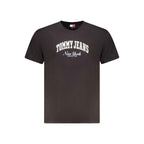 Tommy Hilfiger Black Cotton Men T-Shirt