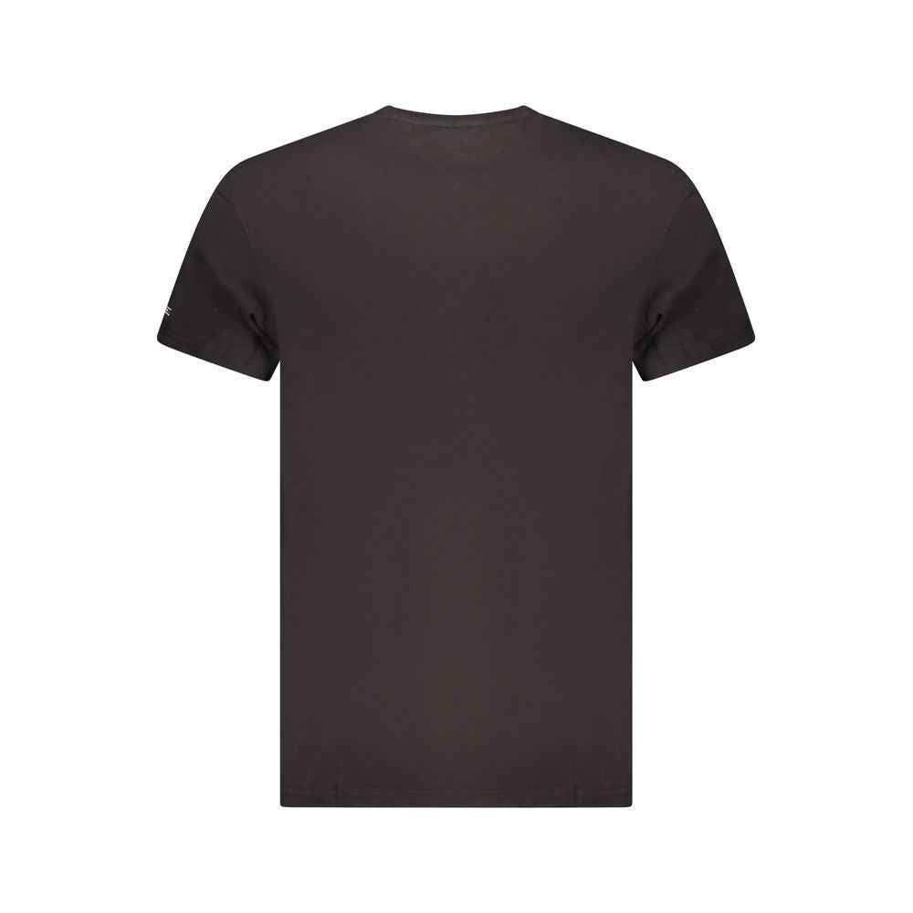 Tommy Hilfiger Black Cotton Men T-Shirt